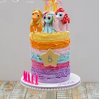 My Little Ponies Birthday Cake