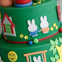 Miffy cake - Nijntje taart