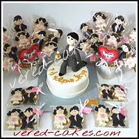 Wedding proposal- cake and cookies