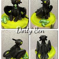 Toothless cake