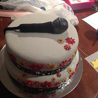 Microphone Cake