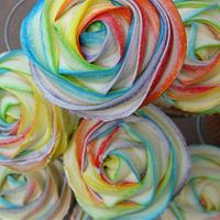 Rainbow cupcake 