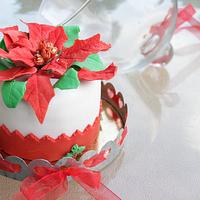 Poinsettia Minicake