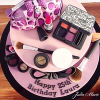MAC make-up birthday cake