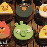 Angry Birds Cupcakes