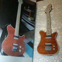 Custom fondant guitar