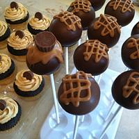 Peanut Butter Cupcakes & Cake Pops