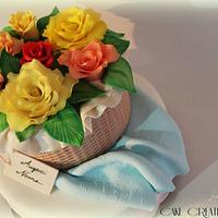 basket cake birthday