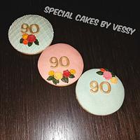 90th anniversary cookies