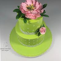 Peony cake