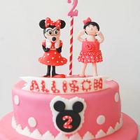 Allison & Minnie Mouse 
