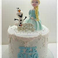 Disney's Frozen Elsa & Olaf Inspired Birthday Cakes