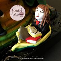 Hogwart Castle HarryPotter Cake 🏰🖤❤️🖤
