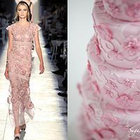 Chanel Inspired Pink Cake