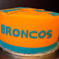 Denver Bronos Cake