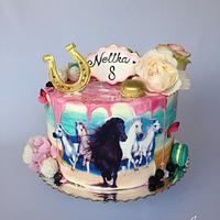 Horses drip cake Horses drip cake