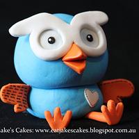 Hoot and Hootabelle Cake toppers