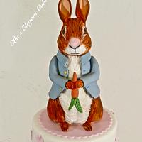 Peter Rabbit Christening Cake