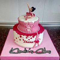 BALLET DANCER CAKE FOR DIANA