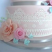 Vintage pastels and lace