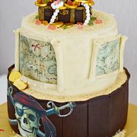 Pirate party cake