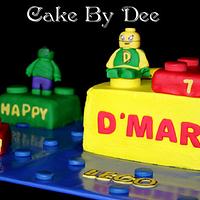 Boy's Lego Birthday Cake