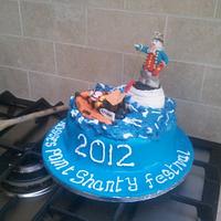 sea shanty/lifeboat cake