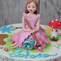 Fairy Art party cake