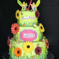 Fairy - Garden Theme Cake