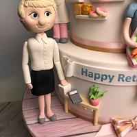 Pauline’s Retirement cake 