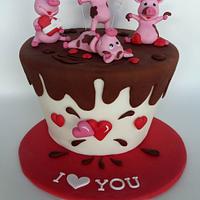 Love party cake