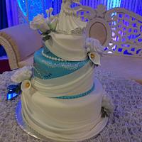 Weddingcake with a touch of Asia