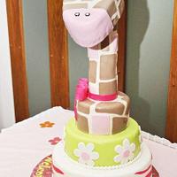 Jungle Jill themed baby shower cake! :)