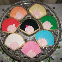 Japanese Fan Cookies