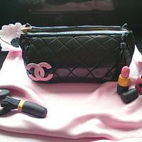 Chanel Make up Bag Cake