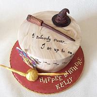 Harry Potter themed Birthday Cake