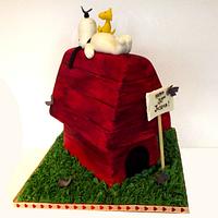 Snoopy & Woodstock Birthday Cake!