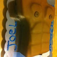 Male abs cake