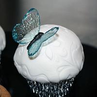 Gelatin Butterfly Cupcake