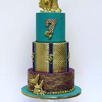 Mermaid Birthday Cake 