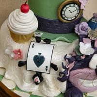 Alice in wonderland cake :)