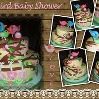 BIRD BABY SHOWER CAKE