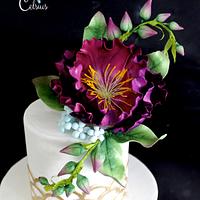 Sachin & Kiran Engagement Cake 