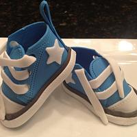Baby Shower Cake with Converse