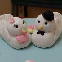 love birds cake :)
