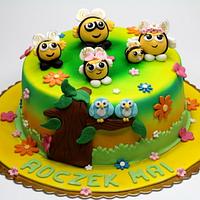 The Hive Birthday Cake