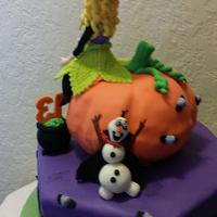 Halloween birthday cake