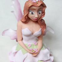 Modelling chocolate and sugarpaste fairy