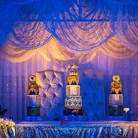 Dream Blue Gold Wedding