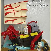 Lego Ninjago 'Destiny's Bounty' Cake 